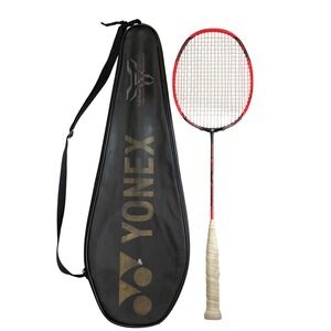 Yonex Voltric 10 DG Badminton Racquet with Tri-Voltage System and Case Black Red